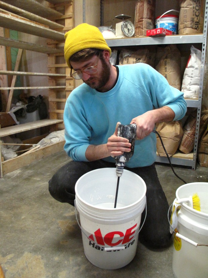 New Mustard Mixing hat 