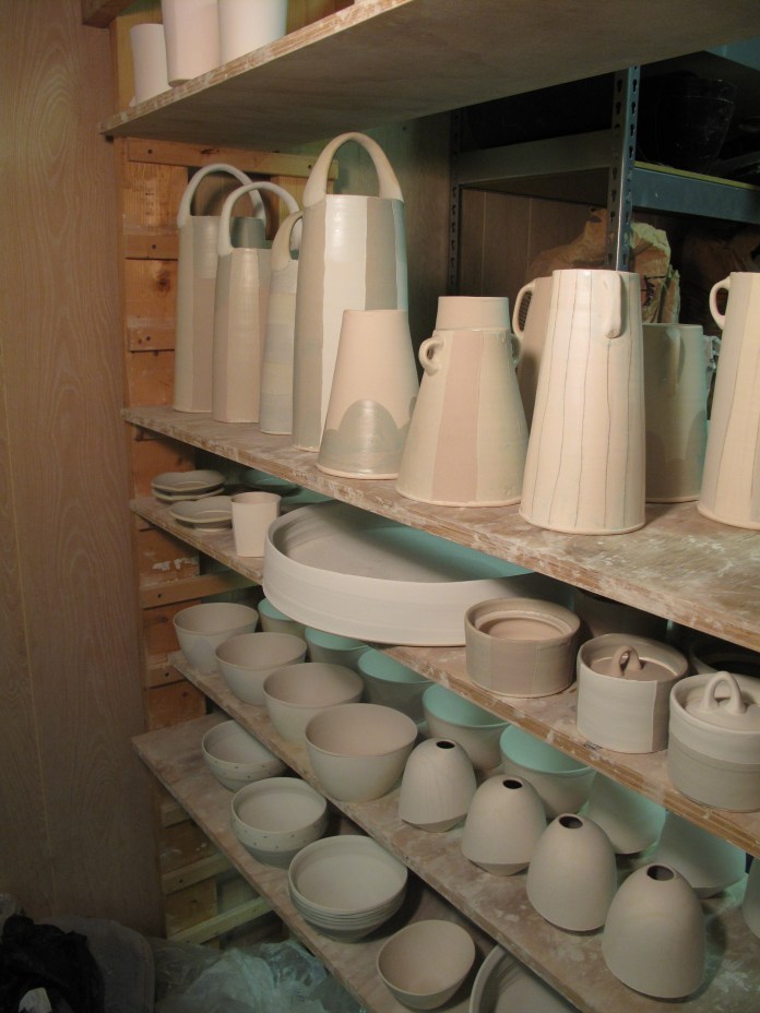 Fresh-glazed tall baskets etc. reddy to load!